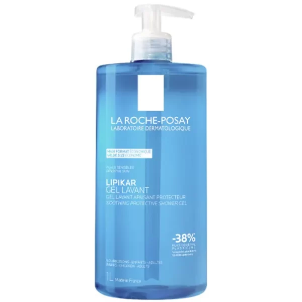 LA ROCHE POSAY LIPIKAR GEL LAVANT gel douche apaisant protecteur 1000 ml - NVA5905480