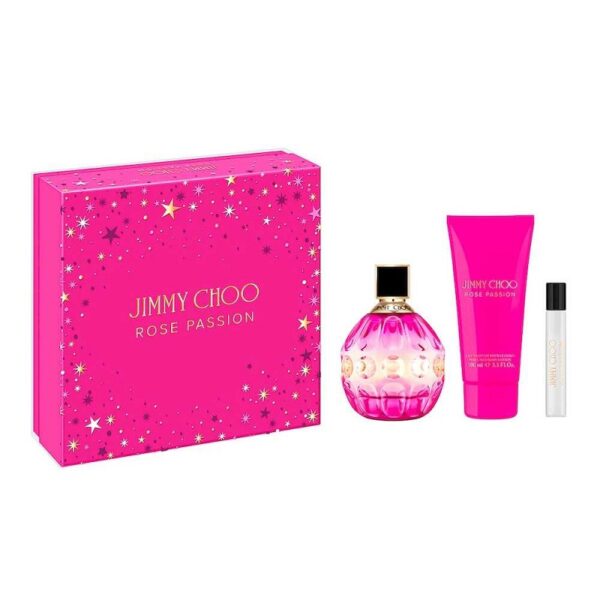 Jimmy Choo Rose Passion W Set - EdP 100 ml + b/lot 100 ml + EdP 7.5 ml /2023 - LB2010715