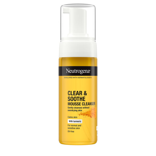 NEUTROGENA CLEAR & SOOTHE cleansing mousse 150 ml - NVA1527086