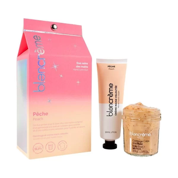 Blancreme Hand Cream Duo Hand Cream 30ml/Scrub 40ml - Peach/Apricot set x 70 ml - PARC-3C-066-03