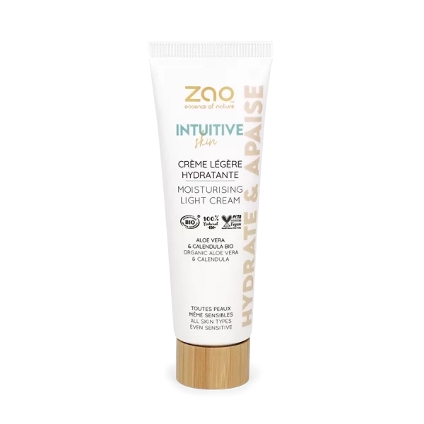 Zao Intuitive Skin Moisturising Light Cream Organic Aloe Vera & Calendula 100 ml - PARC-ZA-127-B1