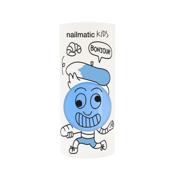 Nailmatic Kids Nail Polish Gaston Blue 8 ml - PARC-NH-017-02