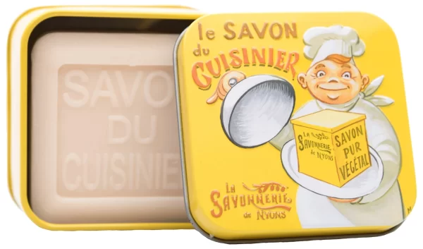 La Savonnerie De Nyons Soap Bar + Metal Box Chef 100 g - PARC-SX-003-21