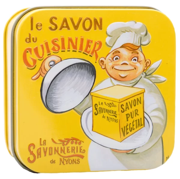 La Savonnerie De Nyons Soap Bar + Metal Box Chef 100 g - PARC-SX-003-21