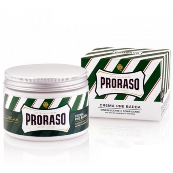 PRORASO PROFESSIONAL eucalyptus-menthol pre-shave cream 300 ml - NVA5006052