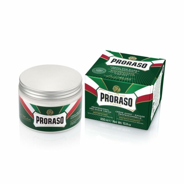 PRORASO PROFESSIONAL eucalyptus-menthol pre-shave cream 300 ml - NVA5006052