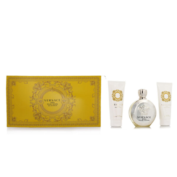 Versace Eros W Set - EdP 100 ml + b/lot 100 ml + sh/gel 100 ml + clutch/bag - S8315896