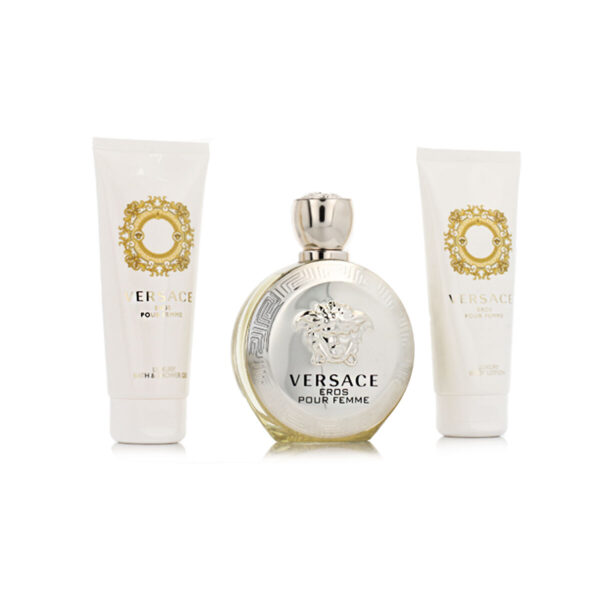 Versace Eros W Set - EdP 100 ml + b/lot 100 ml + sh/gel 100 ml + clutch/bag - S8315896