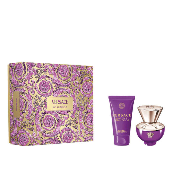 Versace Dylan Purple Pour Femme Giftset Edp Spray 30ml/Body Lotion 50ml /Bag set x 80 ml - PARK-ZW-040-10