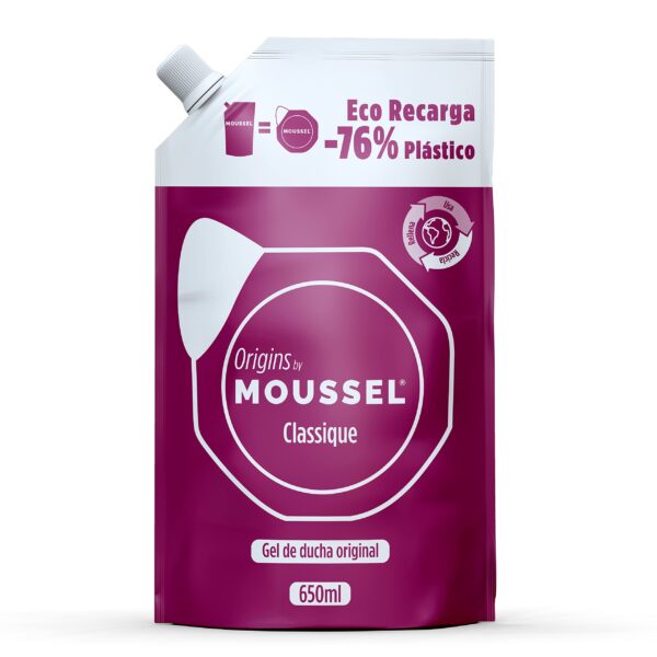 MOUSSEL MOUSSEL CLASSIQUE original shower gel recharge 650 ml - NVA1336614