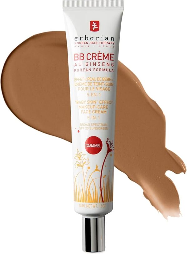 Erborian BB Cream Au Ginseng 5-In-1 Baby Skin Effect SPF20 Caramel 45 ml - PARC-ER-002-20