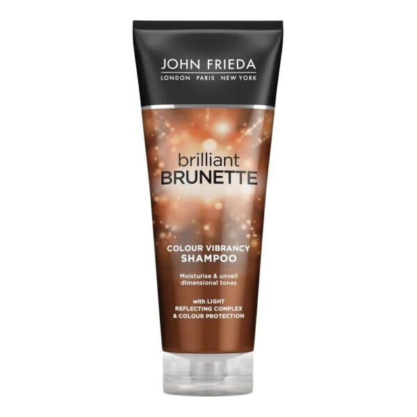 John FriedaBrilliant Brunette Colour Protecting Moisturising Shampoo 250Ml - GETS0587463-1