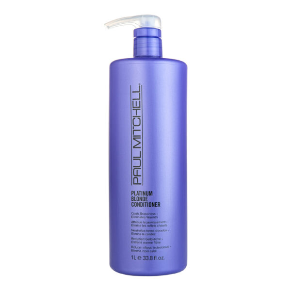 Paul Mitchell Platinum Blonde Conditioner Ideal For Blonde, White And Silver Hair 1000 ml - PARS-PM-281-D9