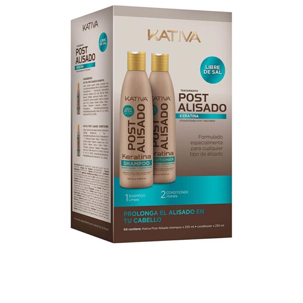 KATIVA KERATIN POST ALISADO PROFESIONAL SET 2 pz - S4255302