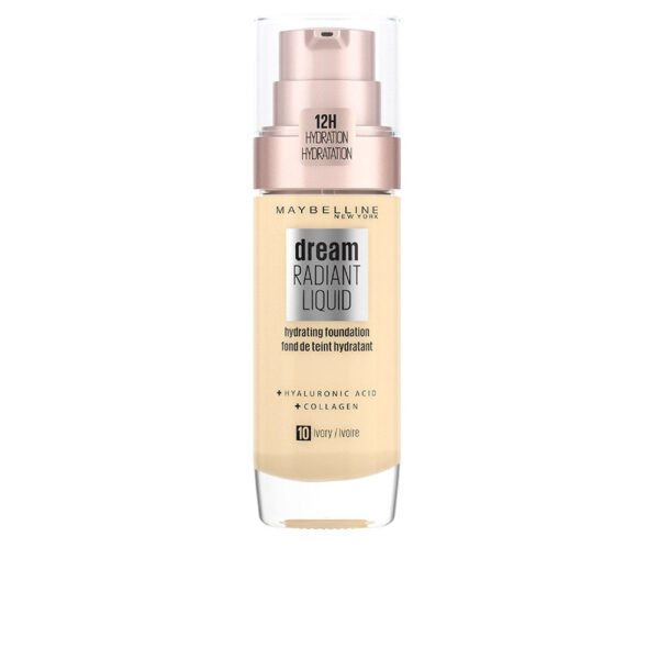 MAYBELLINE DREAM RADIANT LIQUID hydrating foundation #010-ivory - NVA0521807