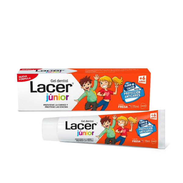 Lacer Οδοντόκρεμα 75ml με Γεύση Φράουλα για 6+ χρονών - NVA3319782