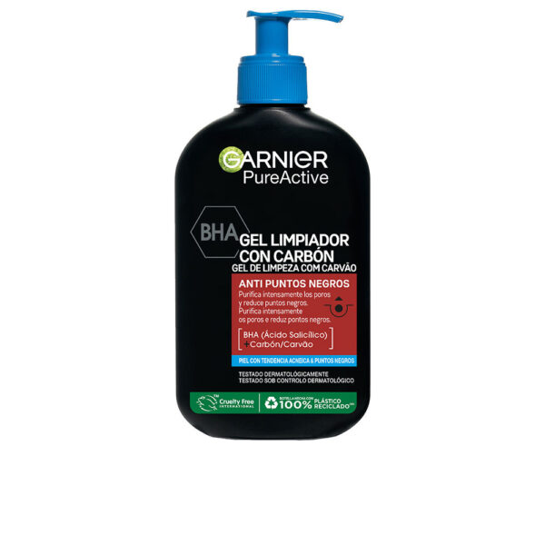 GARNIER PURE ACTIVE cleansing gel with charcoal 250 ml - NVA2570602