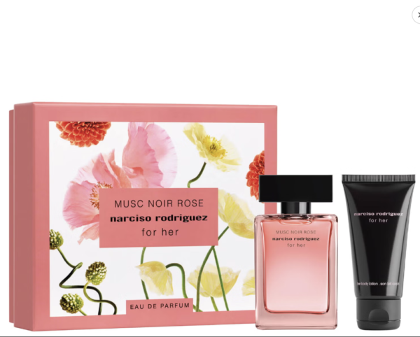 Narciso Rodriguez Musc Noir Rose For Her Giftset Edp Spray 50ml/Body Lotion 50ml set x 100 ml - PARU-OE-040-02