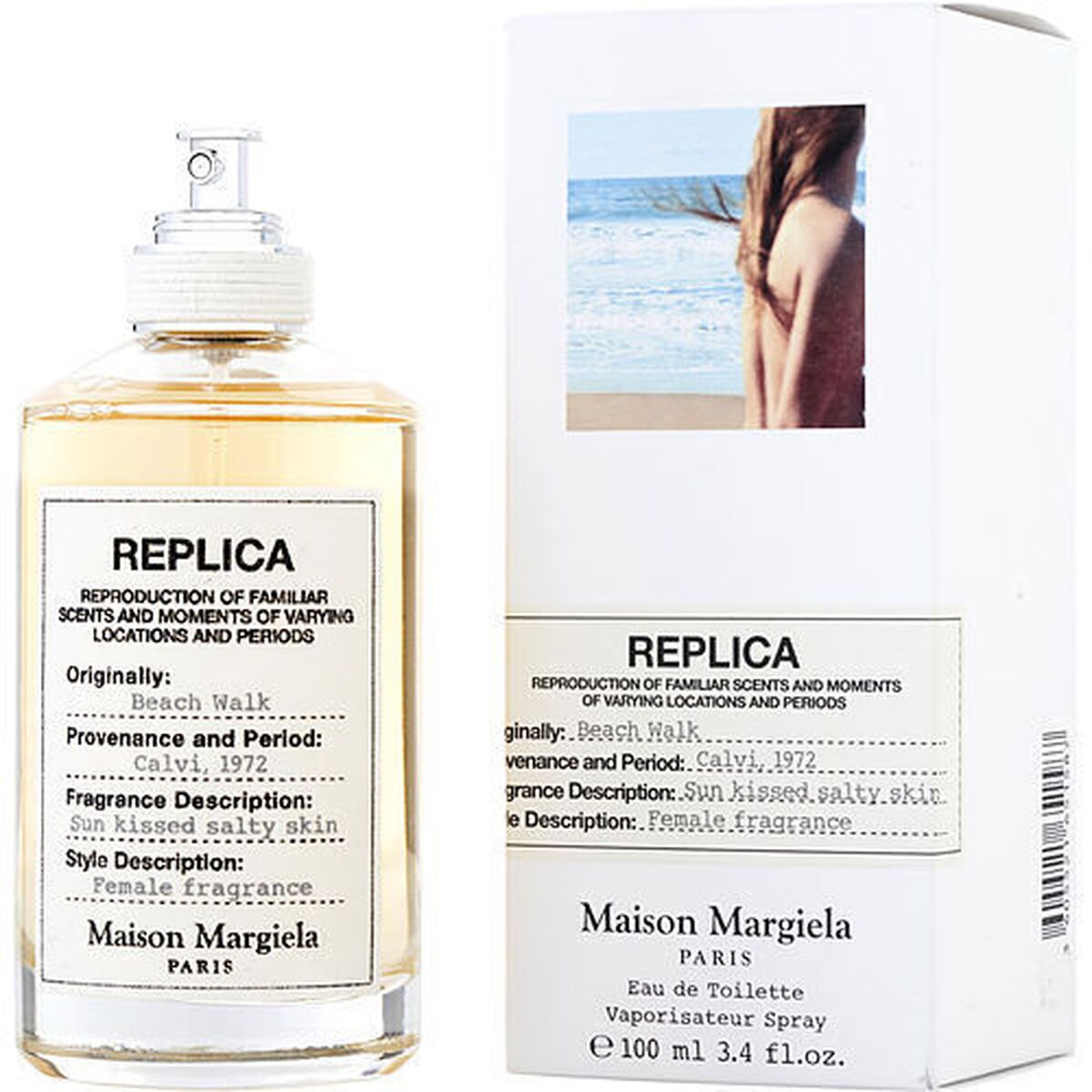 3605521651587 Maison Margiela Replica Beach Walk Edt Spray 100 ml - PARN-J1-404-B1