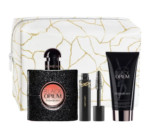 Yves Saint Laurent Black Opium W Set - EdP 50 ml + b/lot 50 ml + mascara Lash Clash 2 ml - LB3240752