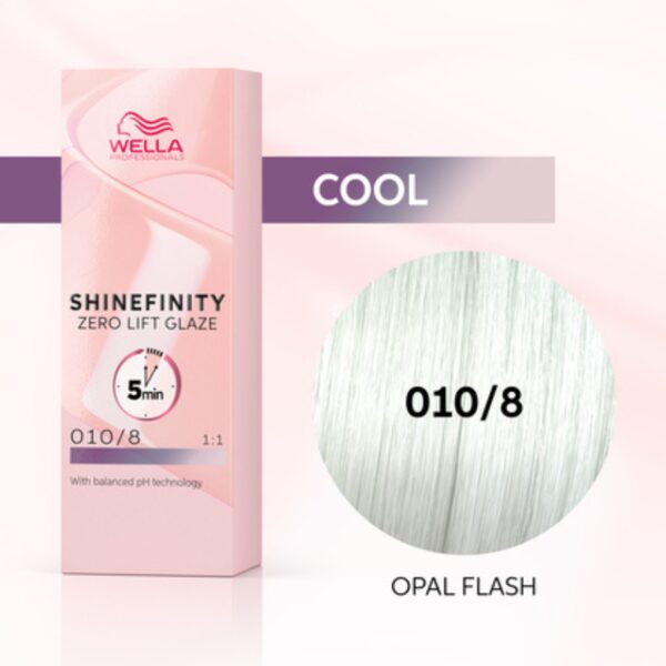 Wella Professionals - Shine Finity Zero Lift Glaze 10/8 Opal Flash 60 ml - PARS-WE-E70-33