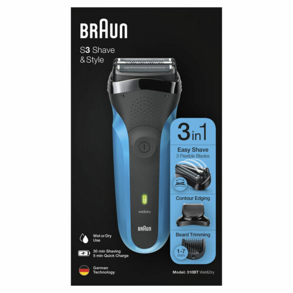 Ηλεκτρική Ξυριστική Μηχανή Braun Series 3 310BT (Ανακαινισμenα B) - S7171131