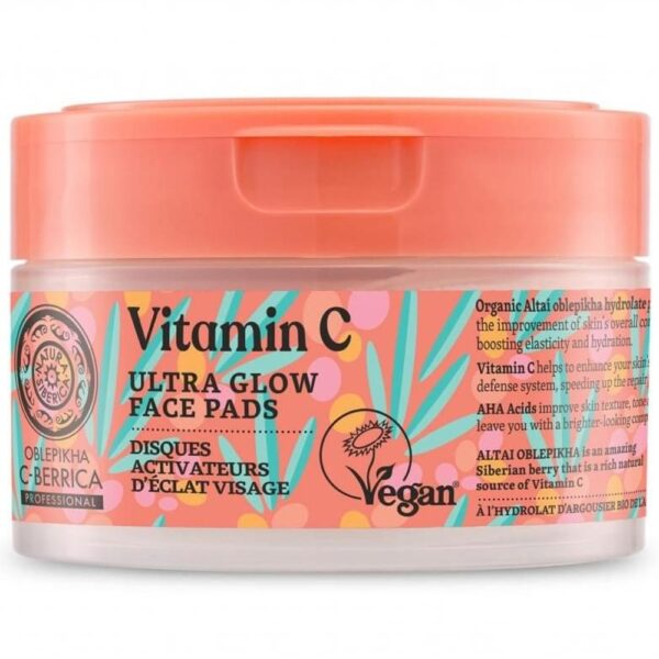 Natura Siberica Vitamin C Ultra Glow Face Pads 20 piece - PARC-NG-040-20