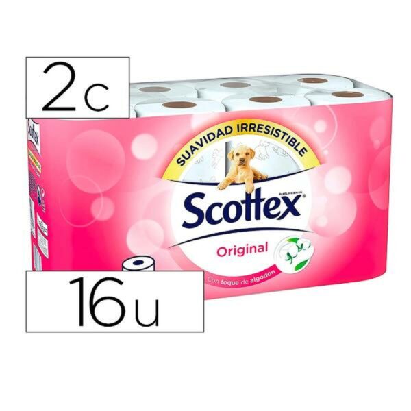 Χαρτί Υγείας Scottex Original (16 uds) - S77180346