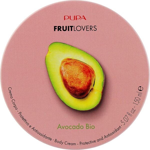 Pupa Fruit Lovers Body Cream Fruit Lover Creme Corps Avocado 150 ml - PARB-05-656-00