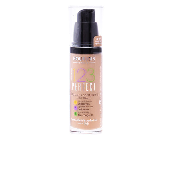 BOURJOIS 123 PERFECT liquid foundation #57-light bronze 30 ml - PARC-BJ-016-57