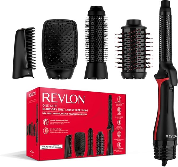 REVLON ONE-STEP MULTI AIR STYLER 5 IN 1 CASE 5 pcs - NVA8153719