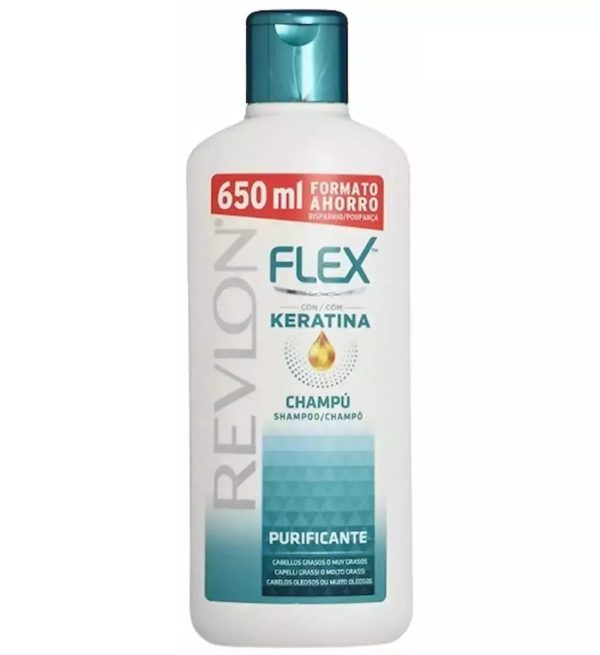 Revlon Flex Purifying Σαμπουάν Βαθύ Καθαρισμού για Λιπαρά Μαλλιά 650ml