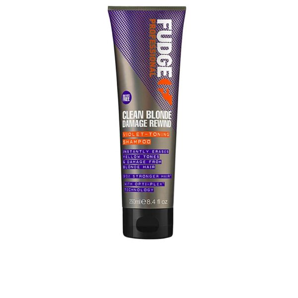 Fudge Clean Blonde Damage Rewind Violet-Toning Shampoo - 1 piece x 250 ml - S8312441