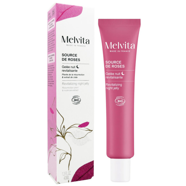 3284410052140 MELVITA SOURCE DE ROSES revitalizing night gel 40 ml - PARB-21-036-00