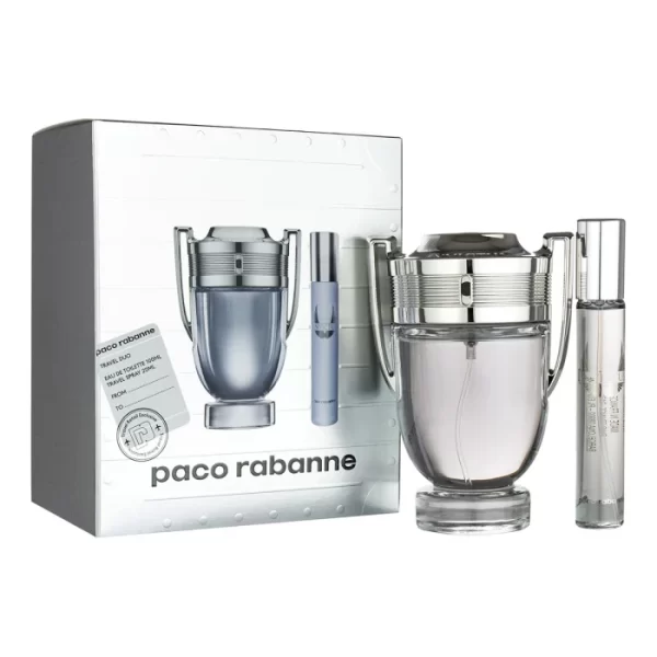 Paco Rabanne Invictus Giftset Edt Spray 100ml/Edt 10ml set x 110 ml - PARQ-J8-040-79