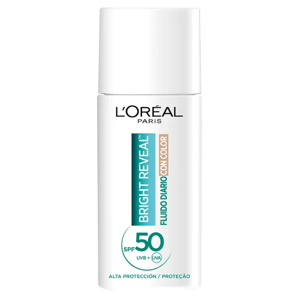 L'ORÉAL PARIS BRIGHT REVEAL NIACINAMIDE daily fluid SPF50 #clear 50 ml - NVA4186883