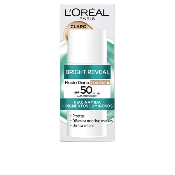 L'ORÉAL PARIS BRIGHT REVEAL NIACINAMIDE daily fluid SPF50 #clear 50 ml - NVA4186883