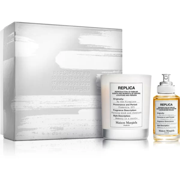 Maison Margiela Replica By The Fireplace GiftsetEdt Spray 30ml/Scented Candle 165g