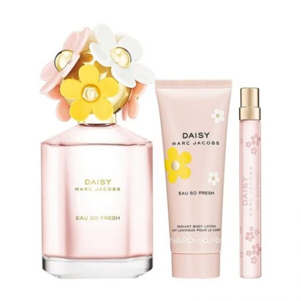 Marc Jacobs Daisy Eau So Fresh GiftsetEdt Spray 125ml/Body Lotion 75ml/Edt Spray 10ml