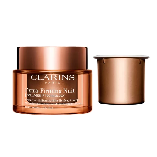 CLARINS EXTRA FIRMING κρέμα νύχτας για ξηρή επιδερμίδα refill 50 ml - PARB-15-055-00