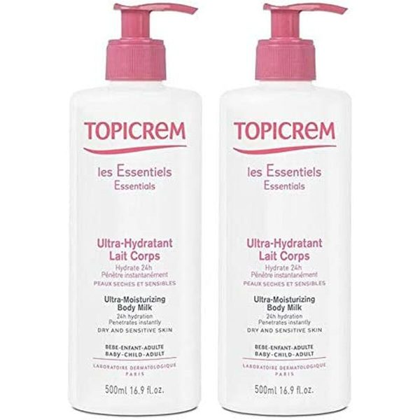 TOPICREM UH ultra-moisturizing body milk duo 2 x 500 ml - M0119578