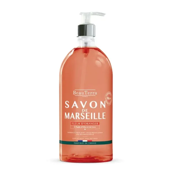 BEAUTERRA MARSEILLE orange blossom soap refill 900 ml - NVA8167759