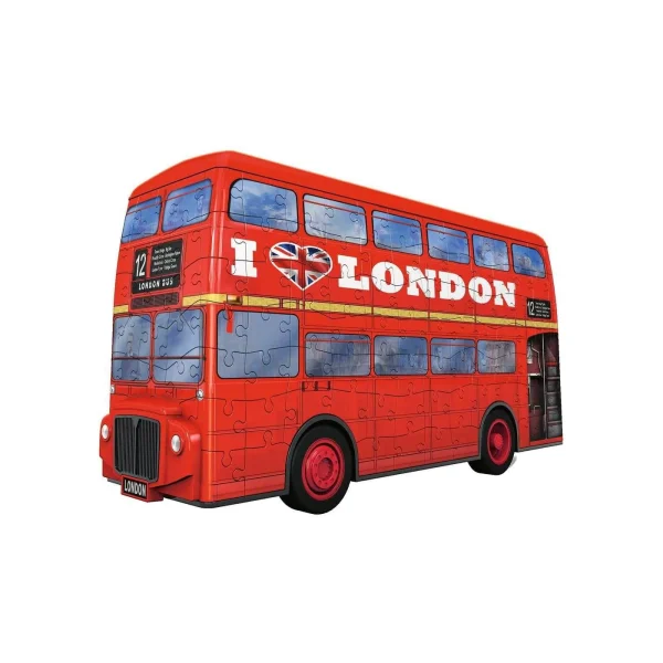 Ravensburger 3D Puzzle 216 Τεμ. London Bus - Λεωφορείο Λονδίνου - GETS6125340-1