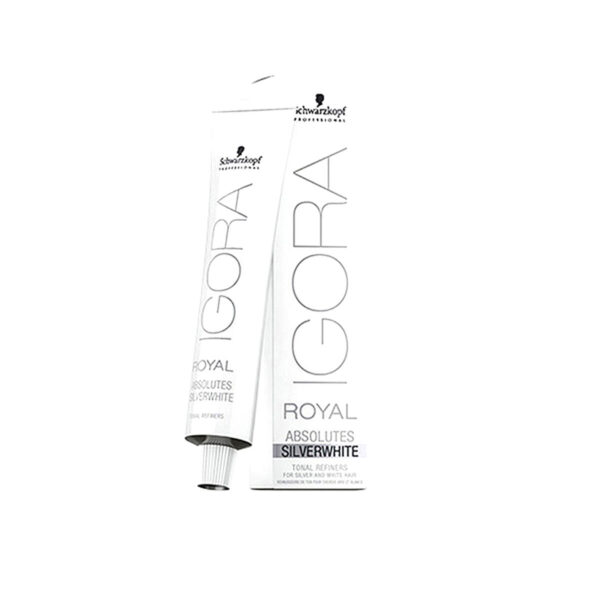 Μόνιμη Βαφή Igora Royal Absolutes Schwarzkopf Ασημί (60 ml) - S4243710