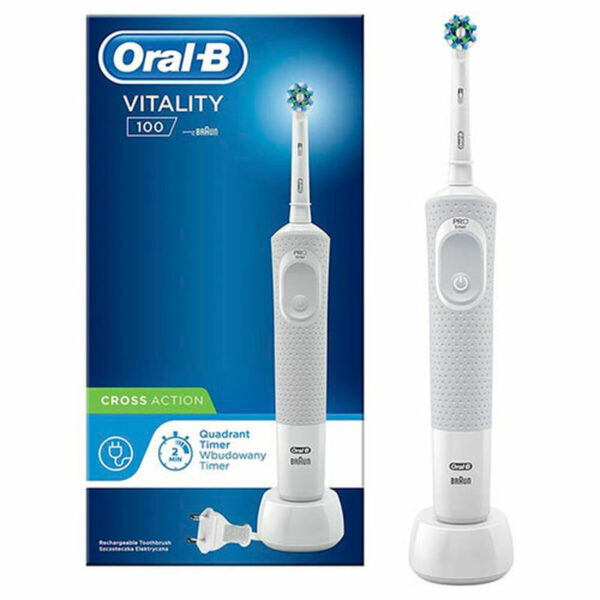 Ηλεκτρική οδοντόβουρτσα Oral-B Cross Action Λευκό - S6501997