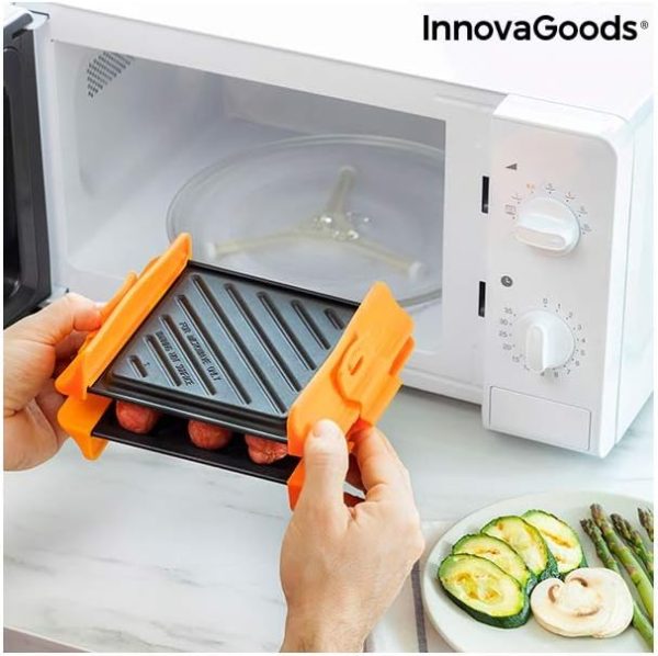 InnovaGoods Microwave grill, silicone steel - GETV0103102-1