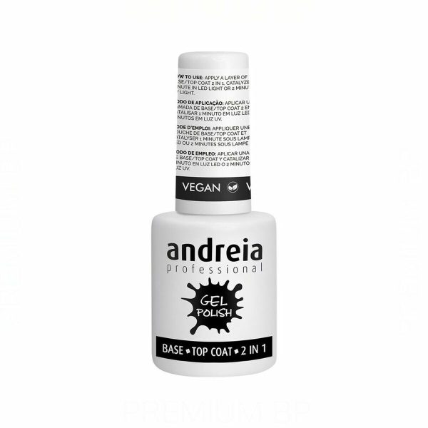 Βερνίκι νυχιών Andreia Gel Polish Base Top Coat 2 σε 1 (10,5 ml) - S4257927