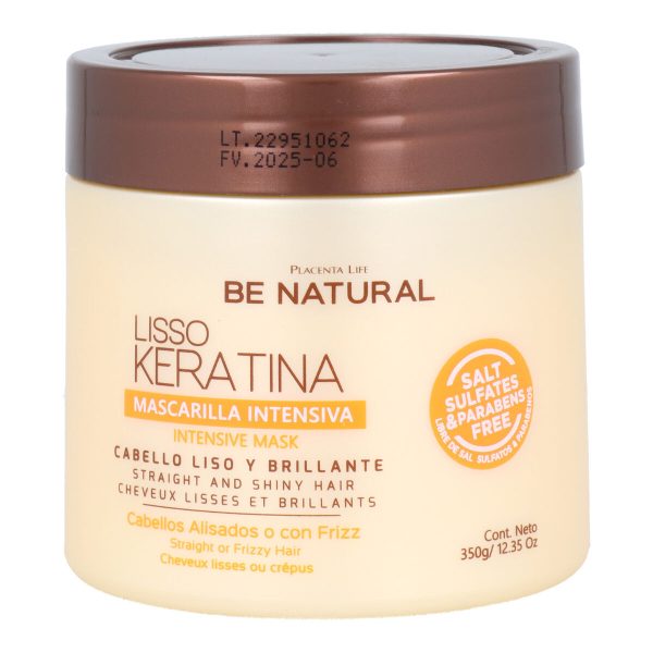 BE NATURAL Mascarilla Lisso Keratina 350 gr - S4514785