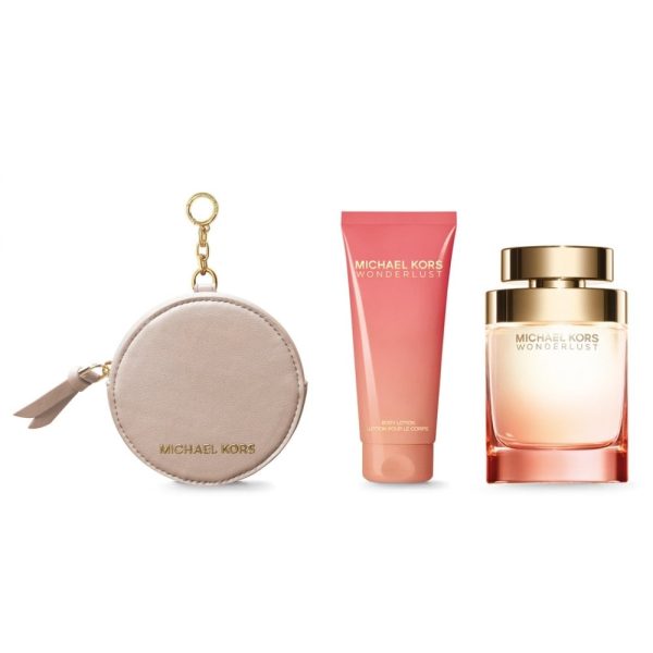 Michael Kors Wonderlust W Set - EdP 100 ml + b/lot 100 ml + round purse - LB2290798