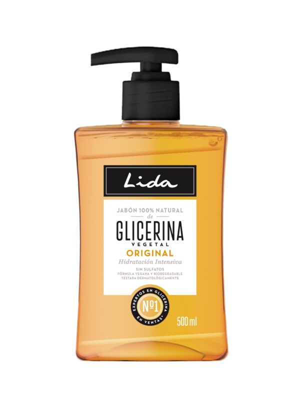 LIDA 100% NATURAL glycerin hand soap 500 ml - NVA5006317